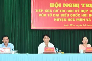 Chủ tịch nước Lương Cường tiếp xúc cử tri tại TPHCM