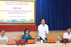 Lãnh đạo phường Vũng Tàu (TPHCM) gặp gỡ, lắng nghe chia sẻ của các chức sắc tôn giáo