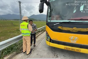 Tổng kiểm soát xe kinh doanh vận tải toàn quốc