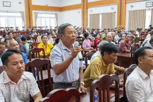 Cử tri xã Hồ Tràm (TPHCM) kiến nghị nhiều vấn đề dân sinh