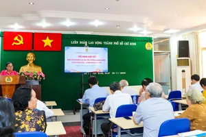 Lãnh đạo LĐLĐ TPHCM gặp mặt Khối Công vận - Công đoàn hưu trí