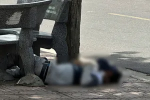 Hiện trường vụ người đàn ông tử vong bất thường. Ảnh: K.N