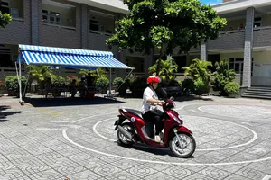 Tổ chức kỳ thi sát hạch cấp giấy phép lái xe đầu tiên tại đặc khu Côn Đảo