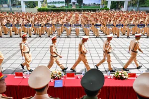 Tăng cường hơn 600 cảnh sát giao thông hỗ trợ Hà Nội phục vụ Đại lễ A80
