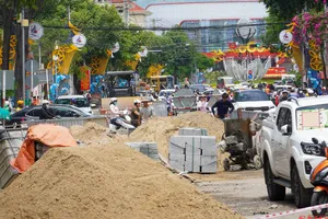 Ì ạch dự án chỉnh trang 1km đường trung tâm Nha Trang