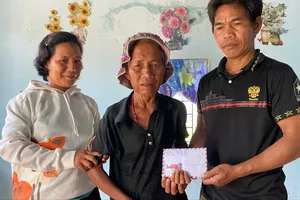 Bạn đọc Báo SGGP hỗ trợ 12 triệu đồng đến gia đình bà Kưk