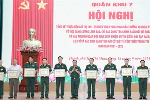 Giai đoạn 2021 - 2025, Quân khu 7 quy tập hơn 2.600 hài cốt liệt sĩ