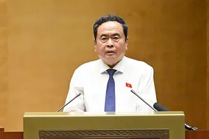 Chủ tịch Quốc hội Trần Thanh Mẫn phát biểu khai mạc hội nghị