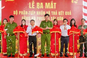 Công an phường Sài Gòn ra mắt bộ phận một cửa