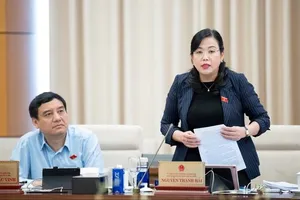 Chủ nhiệm Ủy ban Công tác đại biểu Nguyễn Thanh Hải phát biểu tại phiên họp 