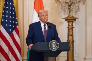 Tổng thống Mỹ Donald Trump. Ảnh: XINHUA 