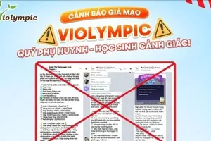 Phụ huynh bị nhóm giả mạo Violympic lừa tiền
