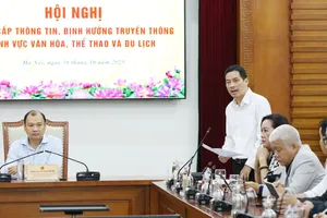 Lần đầu tiên, Bộ VH-TT-DL tổ chức một hội nghị kết nối với các công ty quản lý mạng đa kênh và những người sáng tạo nội dung. Ảnh: HUẤN TRẦN