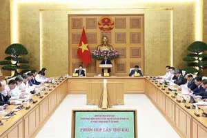 Thủ tướng Phạm Minh Chính chủ trì phiên họp lần thứ hai của Ban chỉ đạo. Ảnh: TTXVN