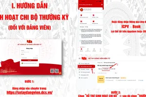Tuổi trẻ các cơ quan Đảng TPHCM xung kích trong triển khai “Sổ tay Đảng viên điện tử”