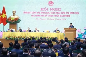 Khai mạc hội nghị tổng kết năm 2025, triển khai nhiệm vụ năm 2026 của Chính phủ với chính quyền địa phương
