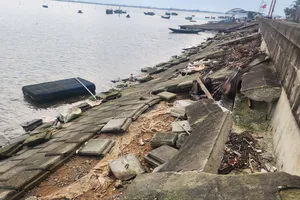 Hà Tĩnh phân bổ 40 tỷ đồng khắc phục sạt lở kè và đường ven biển