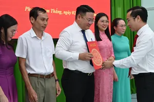 Phường Tam Thắng thành lập đơn vị trực thuộc, trao quyết định nhân sự