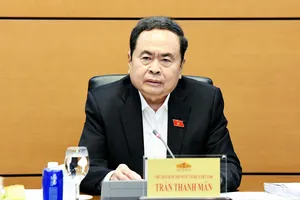 Chủ tịch Quốc hội Trần Thanh Mẫn chủ trì cuộc họp giao ban lãnh đạo Quốc hội