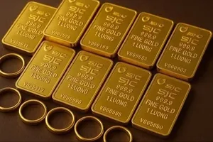 Trưa 5-2, giá vàng miếng SJC giảm 2,8 triệu đồng/lượng