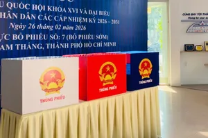 TPHCM: Sẵn sàng tại khu vực bầu cử sớm