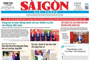 Báo Sài Gòn Giải Phóng ngày 11/3/2026