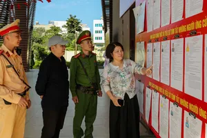 Cảnh sát giao thông lên phương án bảo đảm an toàn giao thông ngày bầu cử