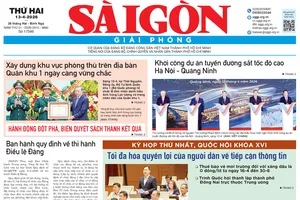 Sài Gòn Giải Phóng ngày 13/4/2026