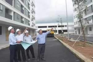 Dự án nhà ở xã hội khu dân cư Sonadezi Hữu Phước (xã Ngãi Giao, TPHCM) vừa hoàn thành. Ảnh: QUANG VŨ