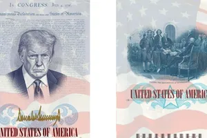 Mỹ sắp phát hành hộ chiếu có hình Tổng thống Donald Trump