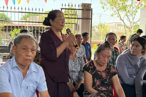 Xã Long Hải lắng nghe dân nói, giải quyết nhiều kiến nghị dân sinh