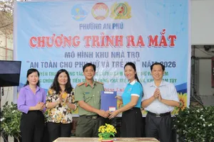 Ra mắt mô hình “Khu nhà trọ an toàn cho phụ nữ và trẻ em”