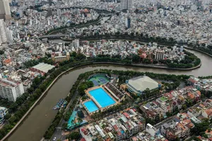 Khu đô thị tại phường Nhiêu Lộc, TPHCM. Ảnh: HOÀNG HÙNG