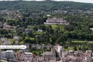 Thị trấn nghỉ dưỡng Evian-les-Bains, nơi diễn ra Hội nghị thượng đỉnh G7 năm 2026. Ảnh: FRANCE 24