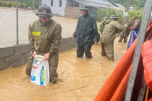 Cao Bằng: Lũ trên sông Bằng Giang lên nhanh, nhiều khu vực ngập sâu