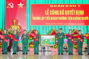 Quân khu 7 thành lập Tiểu đoàn Phương tiện không người lái