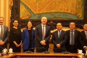Chủ tịch UBND TPHCM Nguyễn Văn Được tiếp ông Andrew Barr, Thủ hiến Thủ đô Canberra, Australia