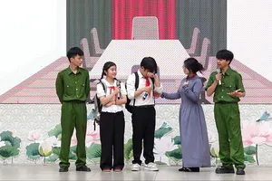 Sôi nổi ngày hội “Thiếu nhi với pháp luật” ở phường An Đông