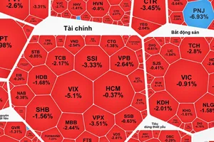 VN-Index giảm hơn 20 điểm