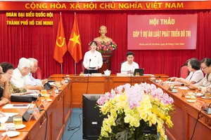 TPHCM đề xuất Luật Phát triển đô thị có hiệu lực từ 1-10