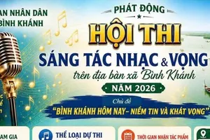 Hội thi sáng tác nhạc và vọng cổ xã Bình Khánh năm 2026