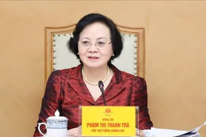 Phó Thủ tướng Phạm Thị Thanh Trà. Ảnh: VGP