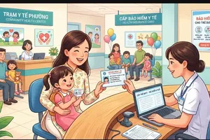 Trẻ dưới 6 tuổi sẽ được làm thẻ căn cước ngay trong quy trình khai sinh liên thông. Ảnh minh họa AI
