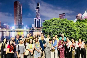 Đoàn phóng viên quốc tế tham quan TPHCM đầu tháng 9-2025 do Lữ hành Saigontourist tổ chức