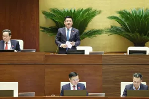 Phó Chủ tịch Quốc hội Nguyễn Hồng Diên điều hành phiên họp chiều 8-8. Ảnh: QUANG PHÚC