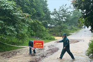 Mưa lớn gây ngập cục bộ nhiều khu vực thượng nguồn sông Sê Pôn
