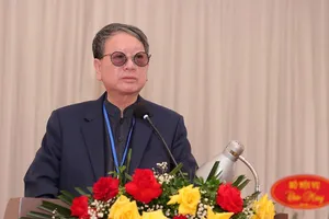 Thiếu tướng, nhạc sĩ Nguyễn Đức Trịnh được bầu làm Chủ tịch Hội Nhạc sĩ Việt Nam. Ảnh: NHIÊN NGỌC