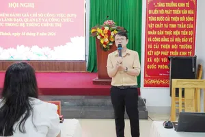 Xã Nghĩa Thành tập huấn đánh giá cán bộ bằng KPI