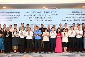 TPHCM thúc đẩy hợp tác giữa lãnh đạo trẻ ba Đảng Việt Nam - Lào - Campuchia