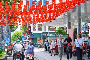 TPHCM rực rỡ cờ hoa chào mừng Quốc khánh 2-9